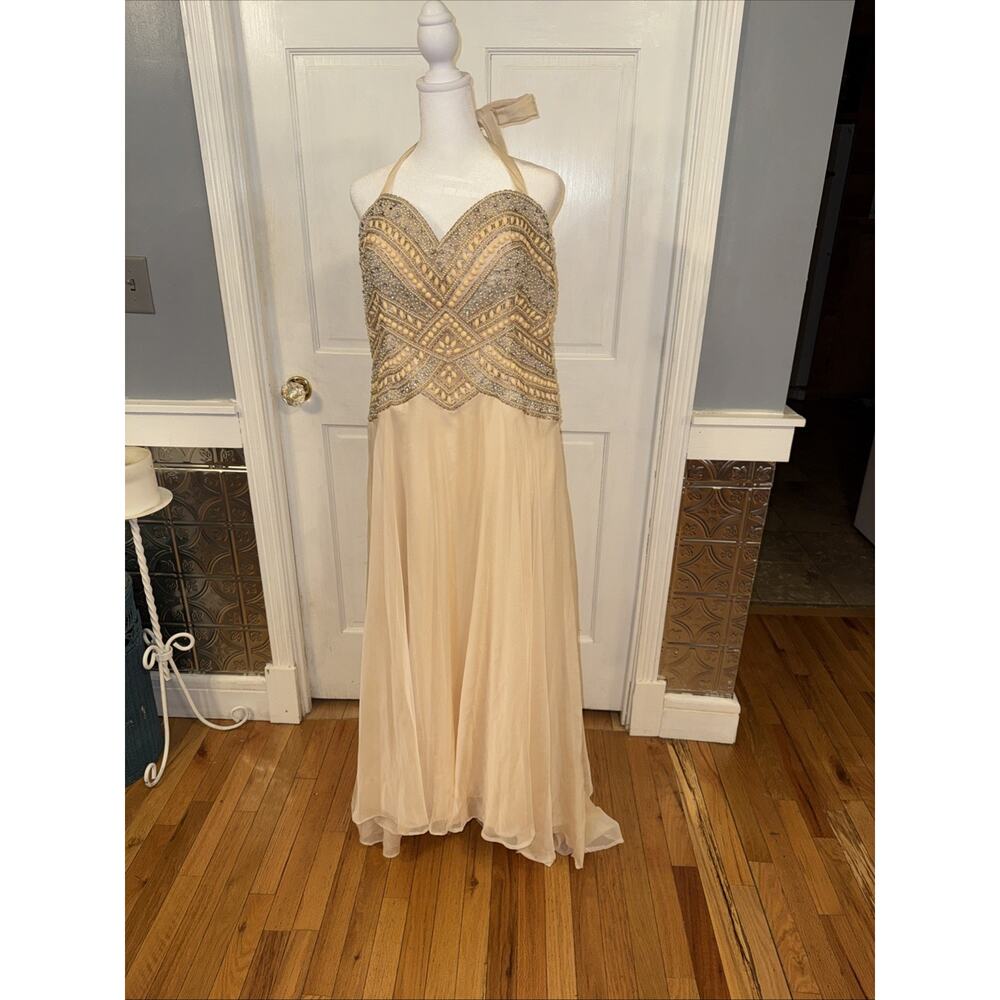 Evenings By Mon Cheri Evening Gown Floor length, Beaded & sequenced Size 16
